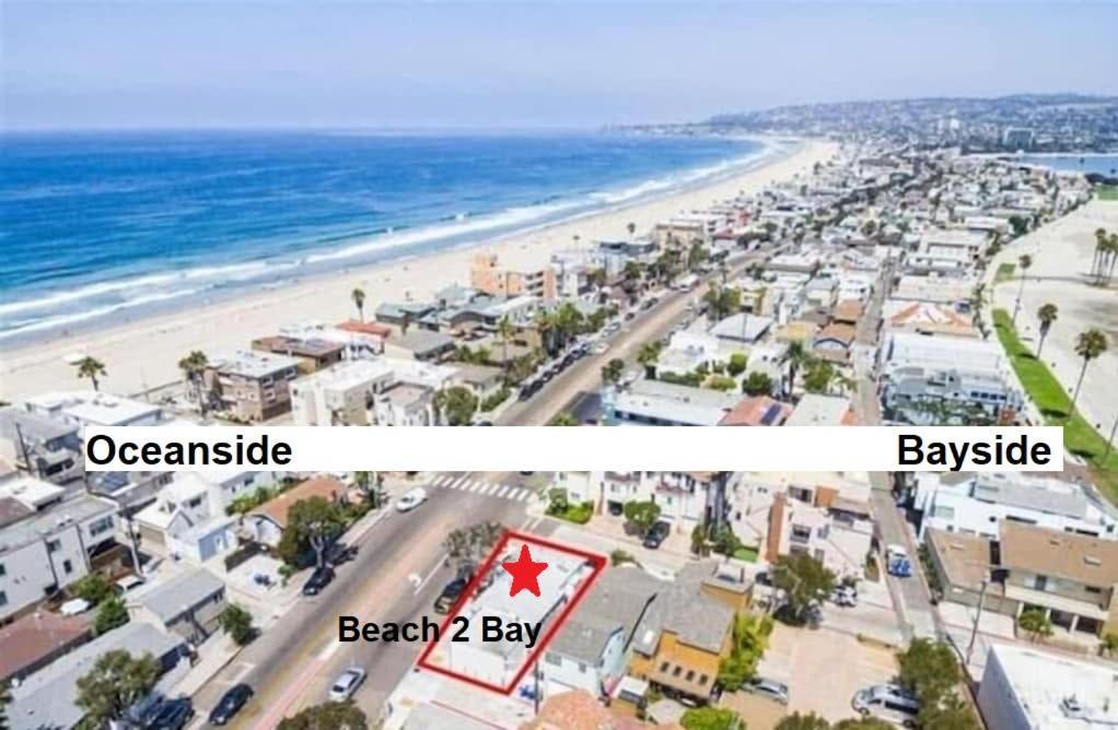 Beach-2-Bay 2Br - In The Heart Of Mission Beach San Diego Ngoại thất bức ảnh